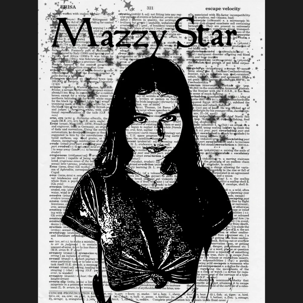 Mazzy Star Music Vintage Dictionary Art Print